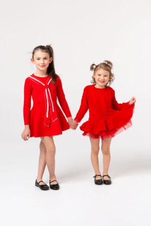 Besties matching in red