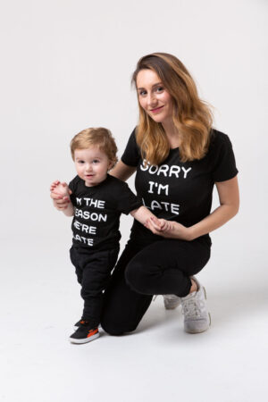Sorry we're late (Black)